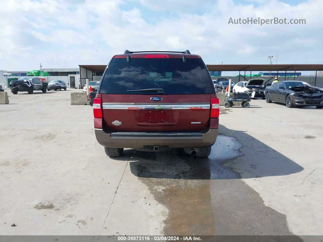 2017 Ford Expedition El King Ranch Burgundy vin: 1FMJK1JT3HEA33047