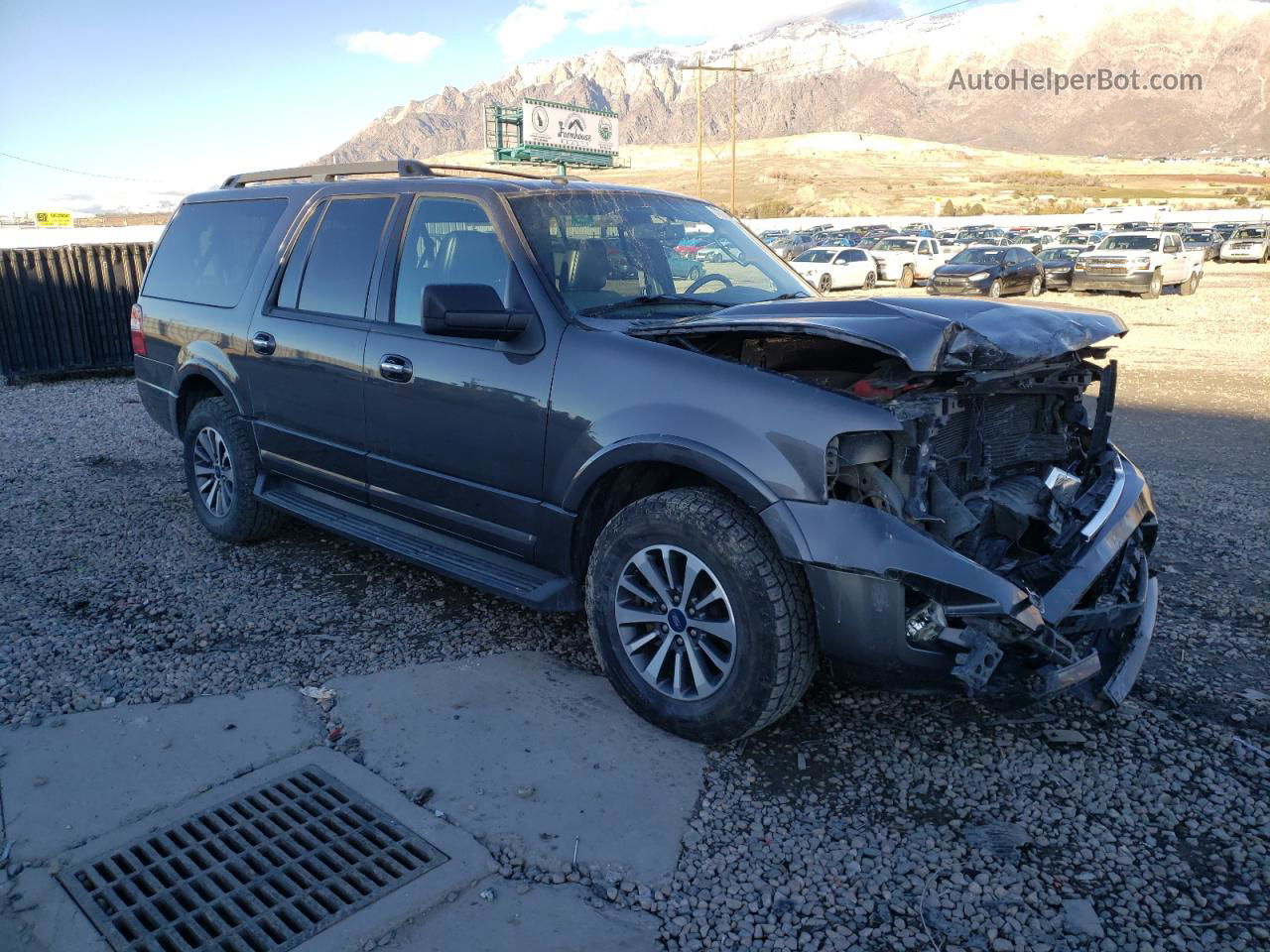 2017 Ford Expedition El Xlt Charcoal vin: 1FMJK1JT3HEA39849