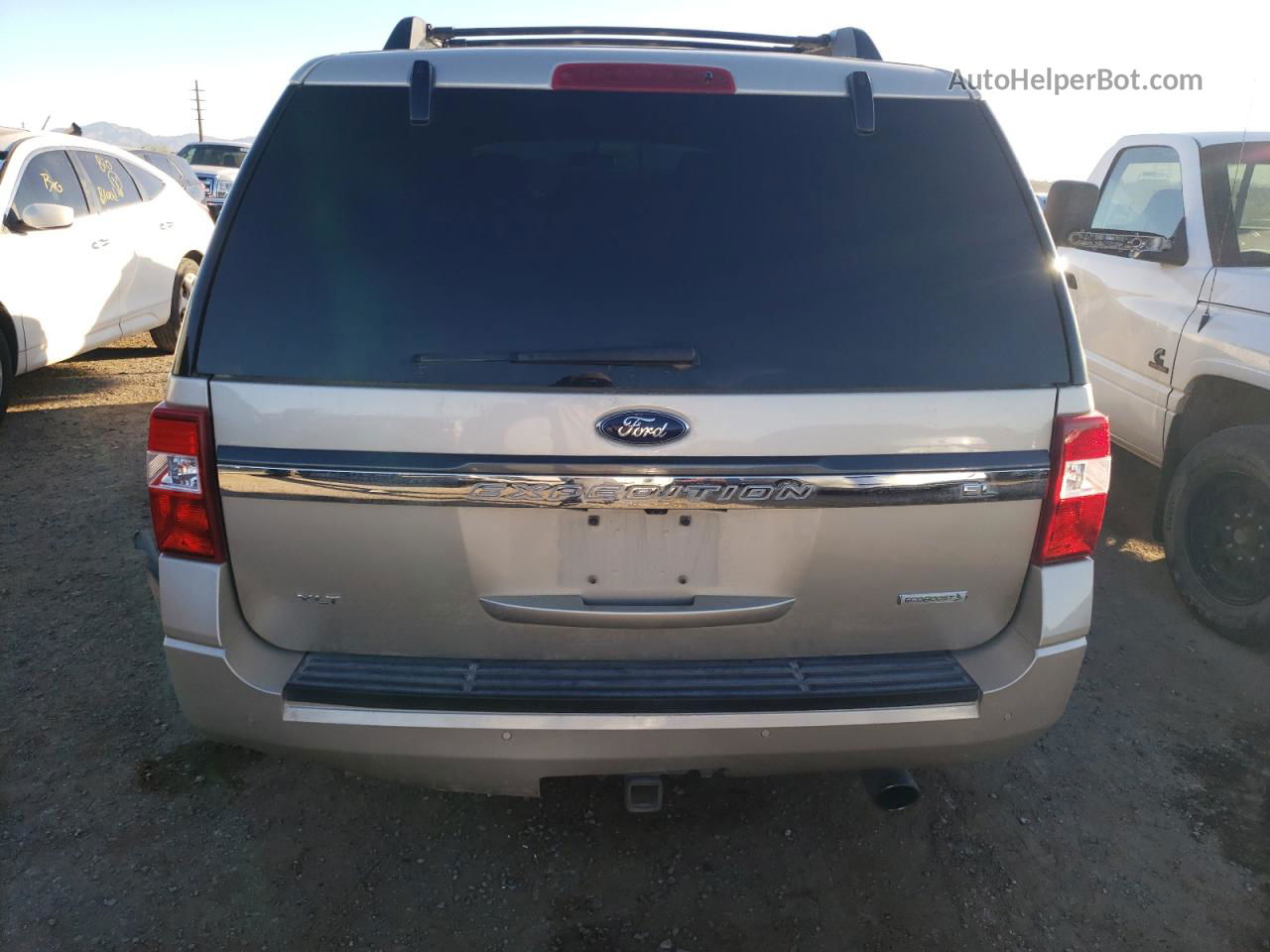 2017 Ford Expedition El Xlt Beige vin: 1FMJK1JT4HEA07055