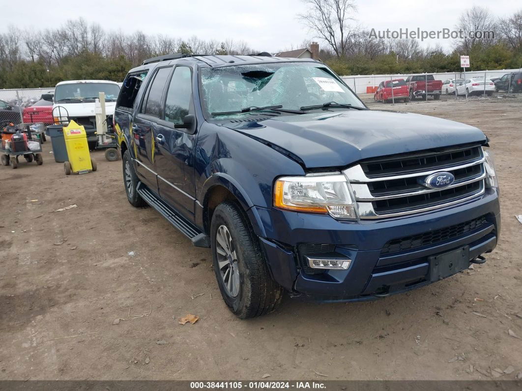 2017 Ford Expedition El Xlt Blue vin: 1FMJK1JT4HEA27791