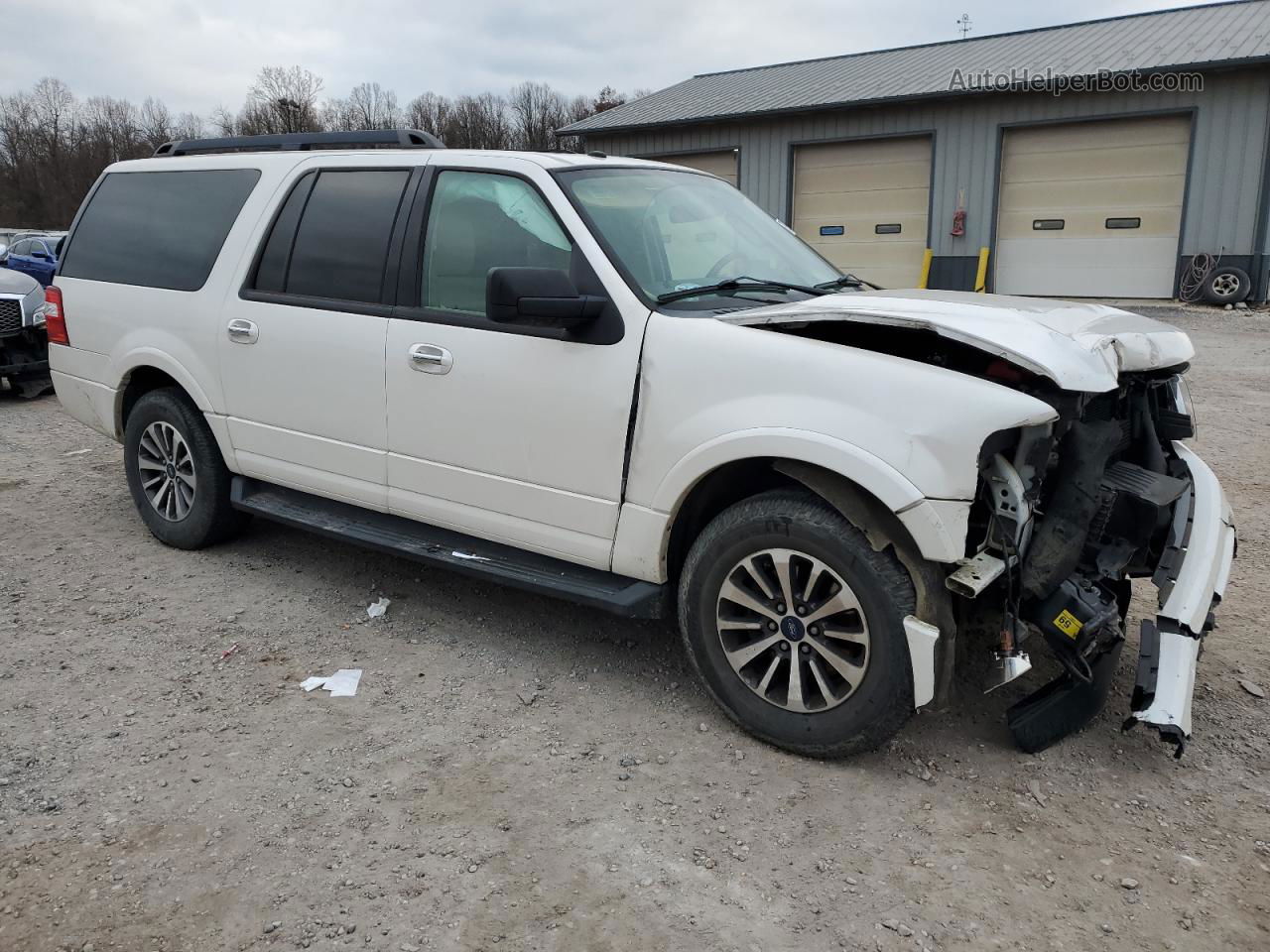 2017 Ford Expedition El Xlt White vin: 1FMJK1JT4HEA51704