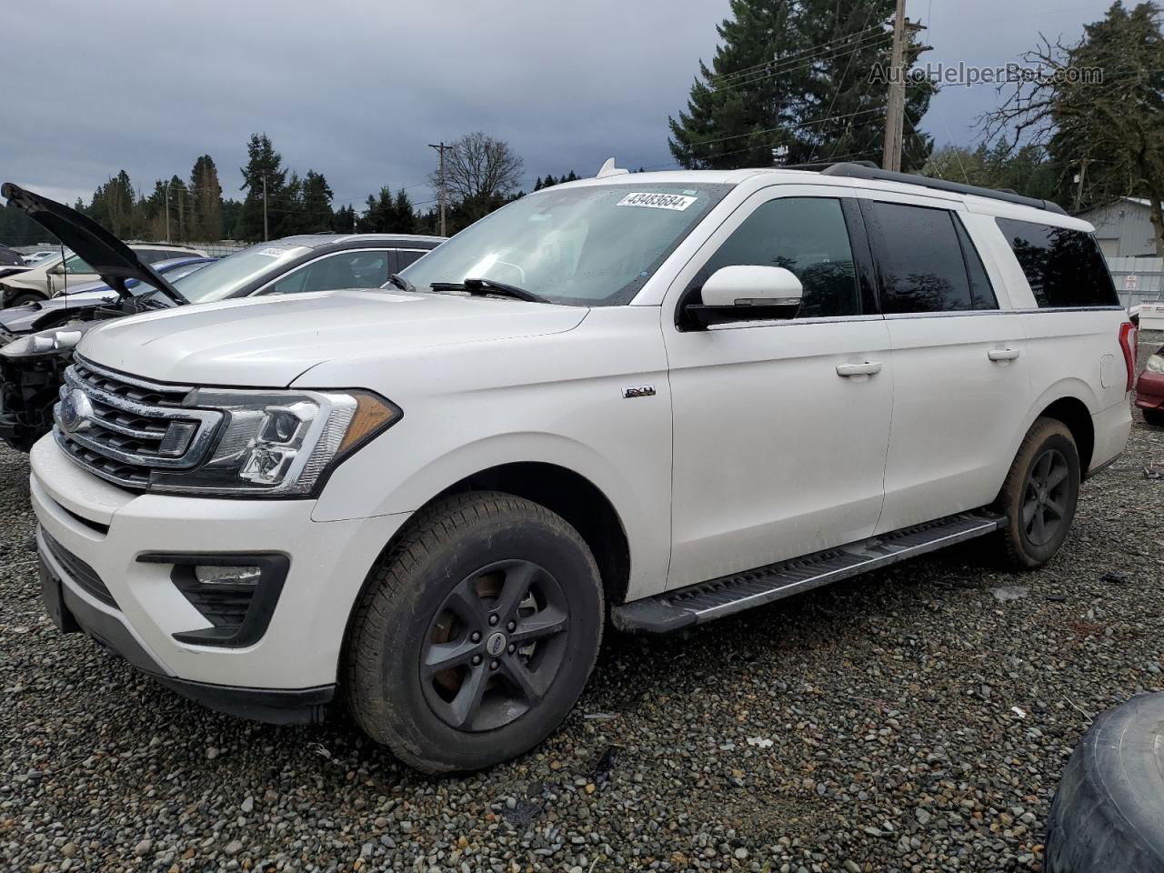 2018 Ford Expedition Max Xlt White vin: 1FMJK1JT4JEA18434