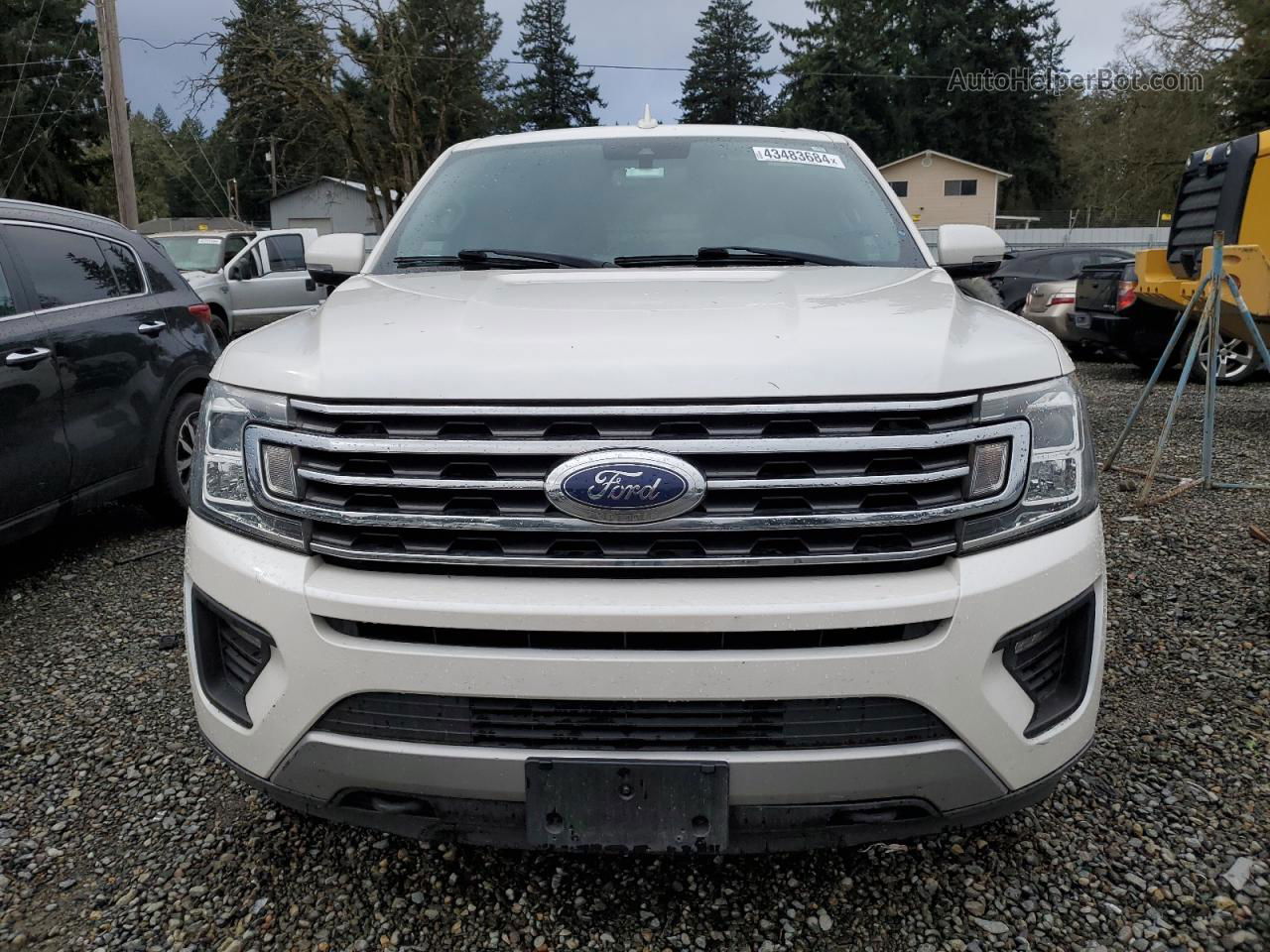 2018 Ford Expedition Max Xlt White vin: 1FMJK1JT4JEA18434
