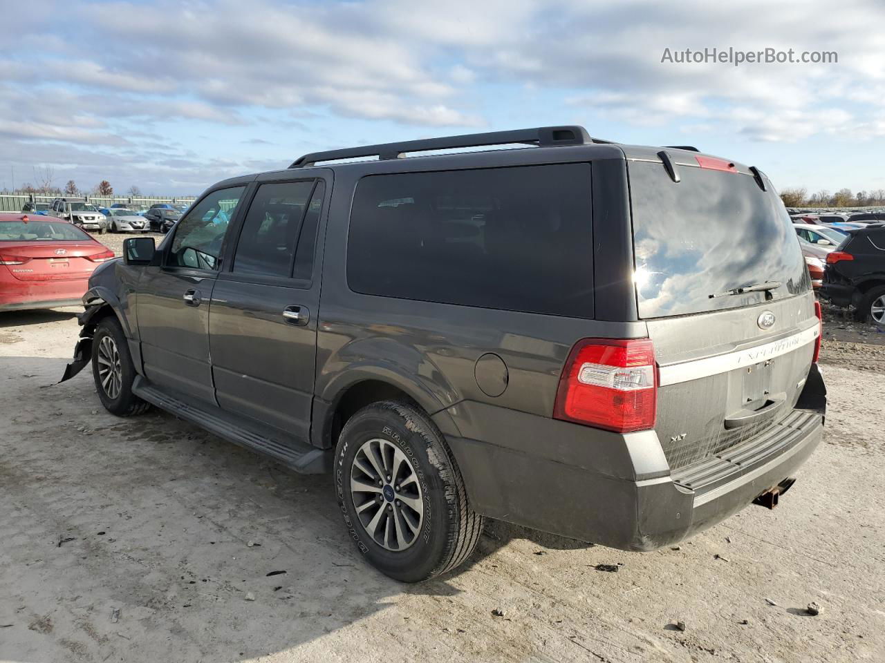 2016 Ford Expedition El Xlt Gray vin: 1FMJK1JT5GEF06994