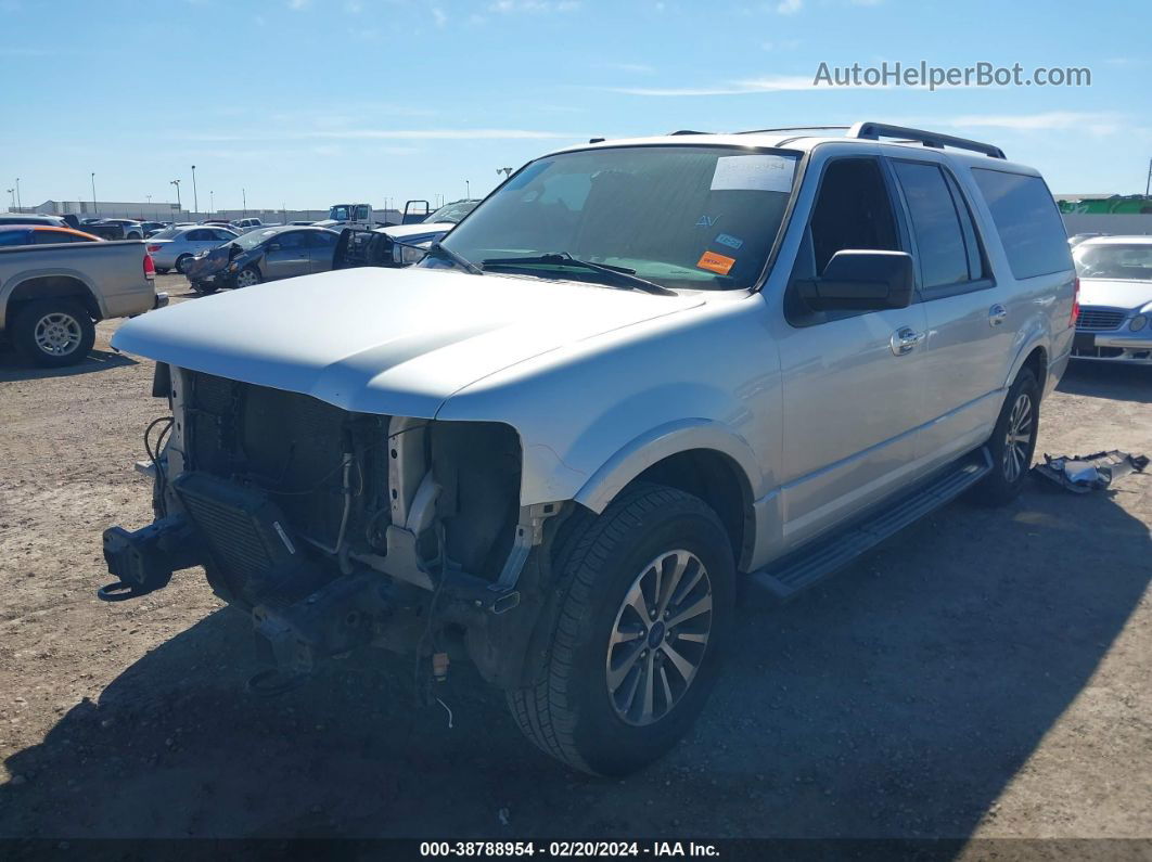 2017 Ford Expedition El Xlt Silver vin: 1FMJK1JT6HEA14895