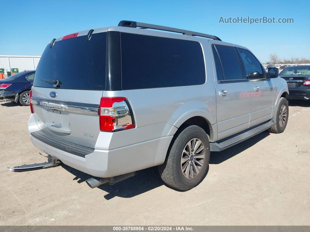 2017 Ford Expedition El Xlt Silver vin: 1FMJK1JT6HEA14895