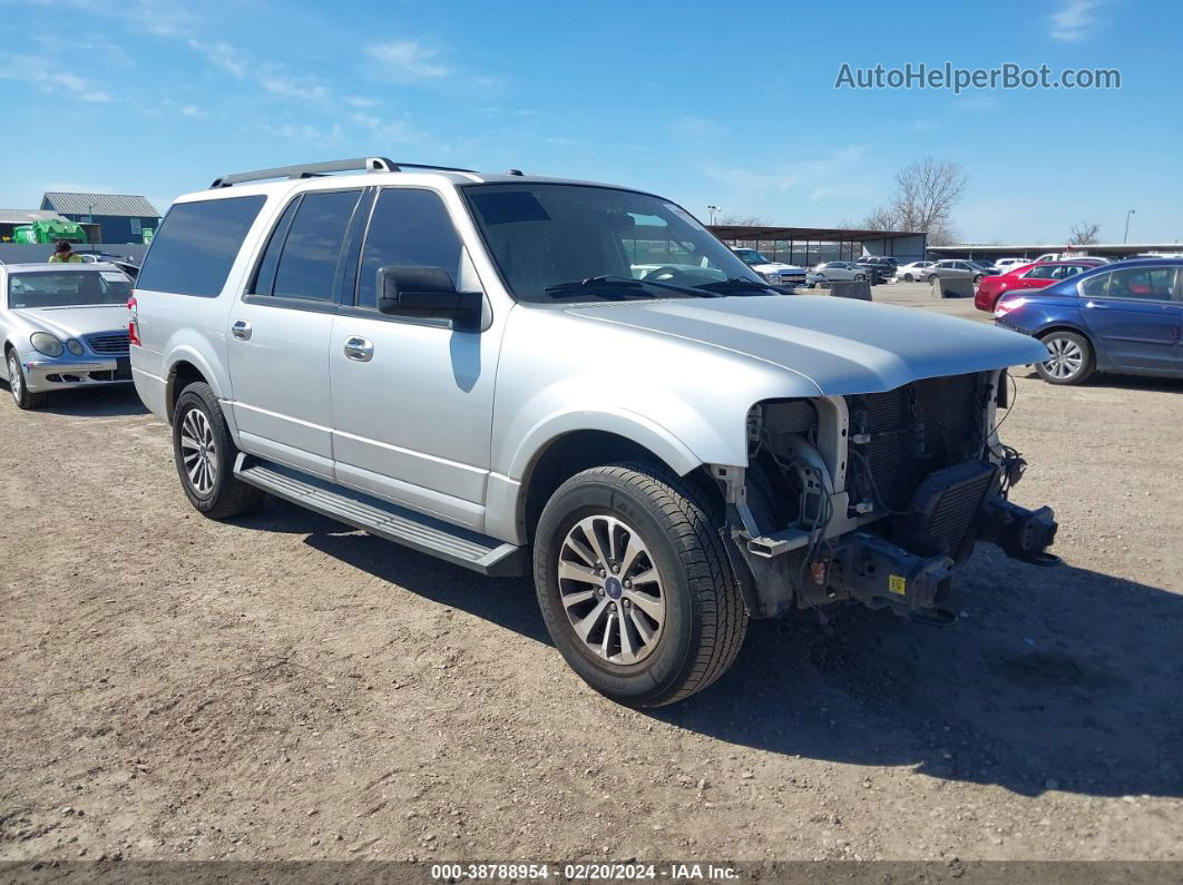 2017 Ford Expedition El Xlt Silver vin: 1FMJK1JT6HEA14895