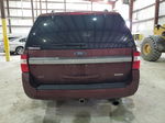 2017 Ford Expedition El Xlt Maroon vin: 1FMJK1JT6HEA55009