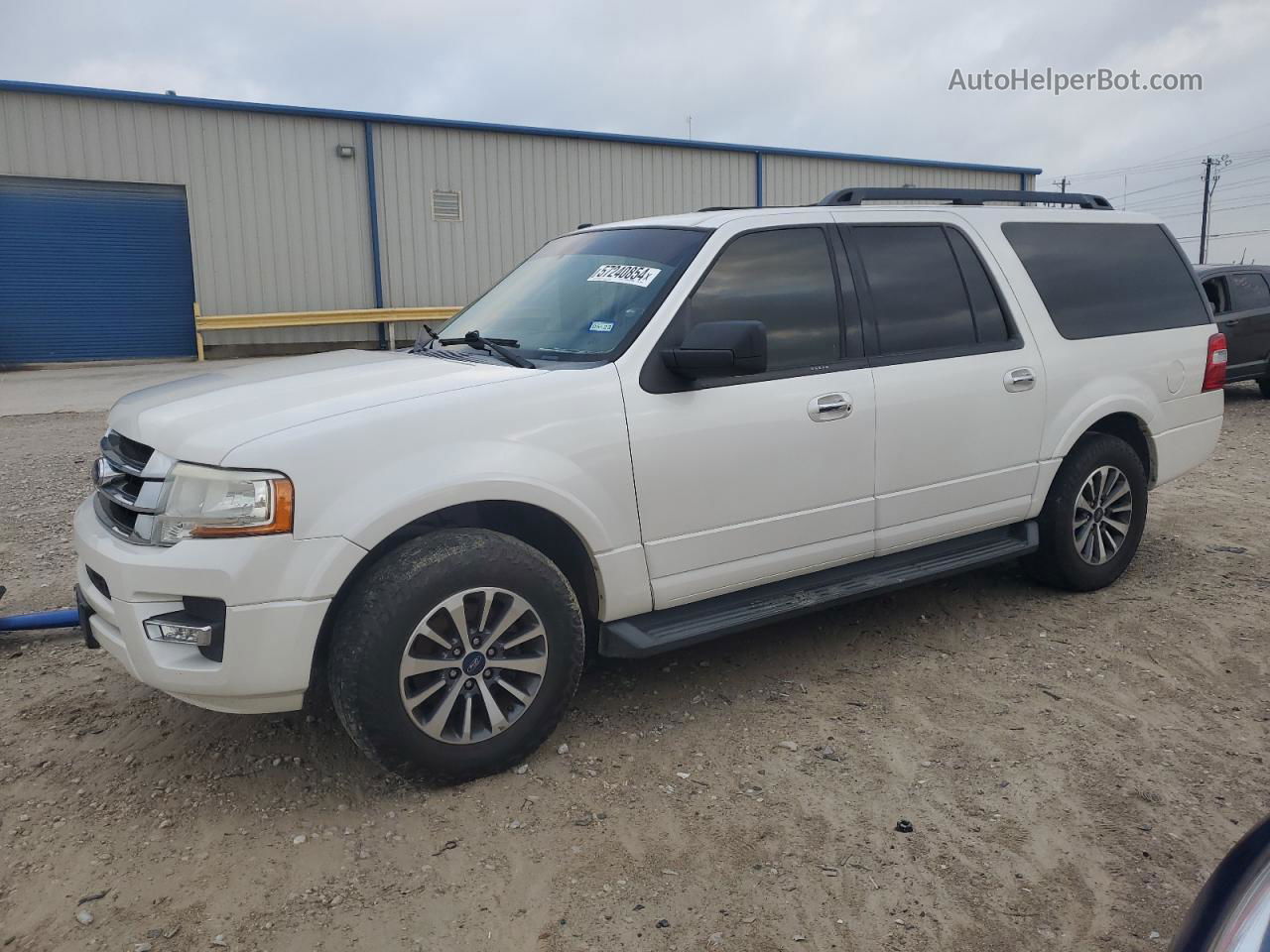 2016 Ford Expedition El Xlt White vin: 1FMJK1JT7GEF37101