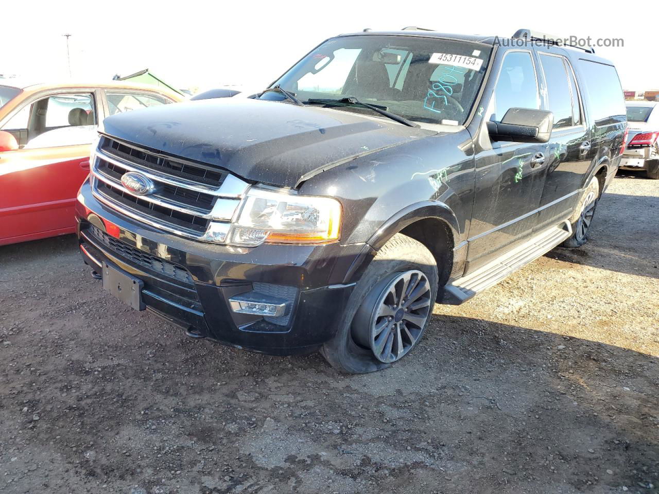 2016 Ford Expedition El Xlt Black vin: 1FMJK1JT7GEF38040