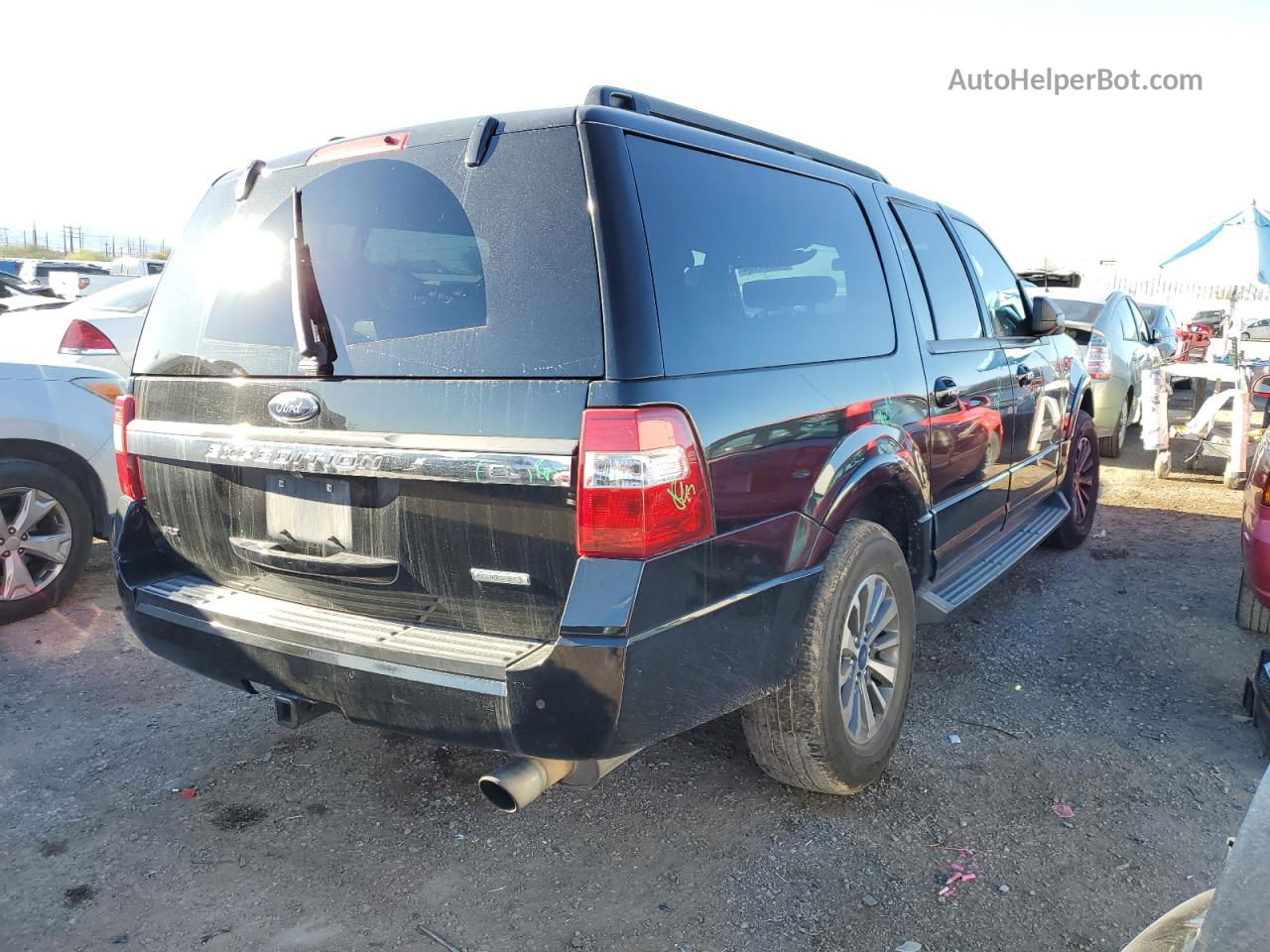 2016 Ford Expedition El Xlt Black vin: 1FMJK1JT7GEF38040