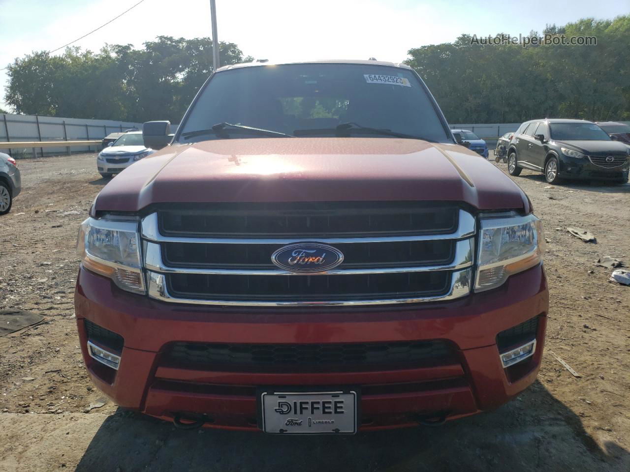 2016 Ford Expedition El Xlt Красный vin: 1FMJK1JT7GEF53959