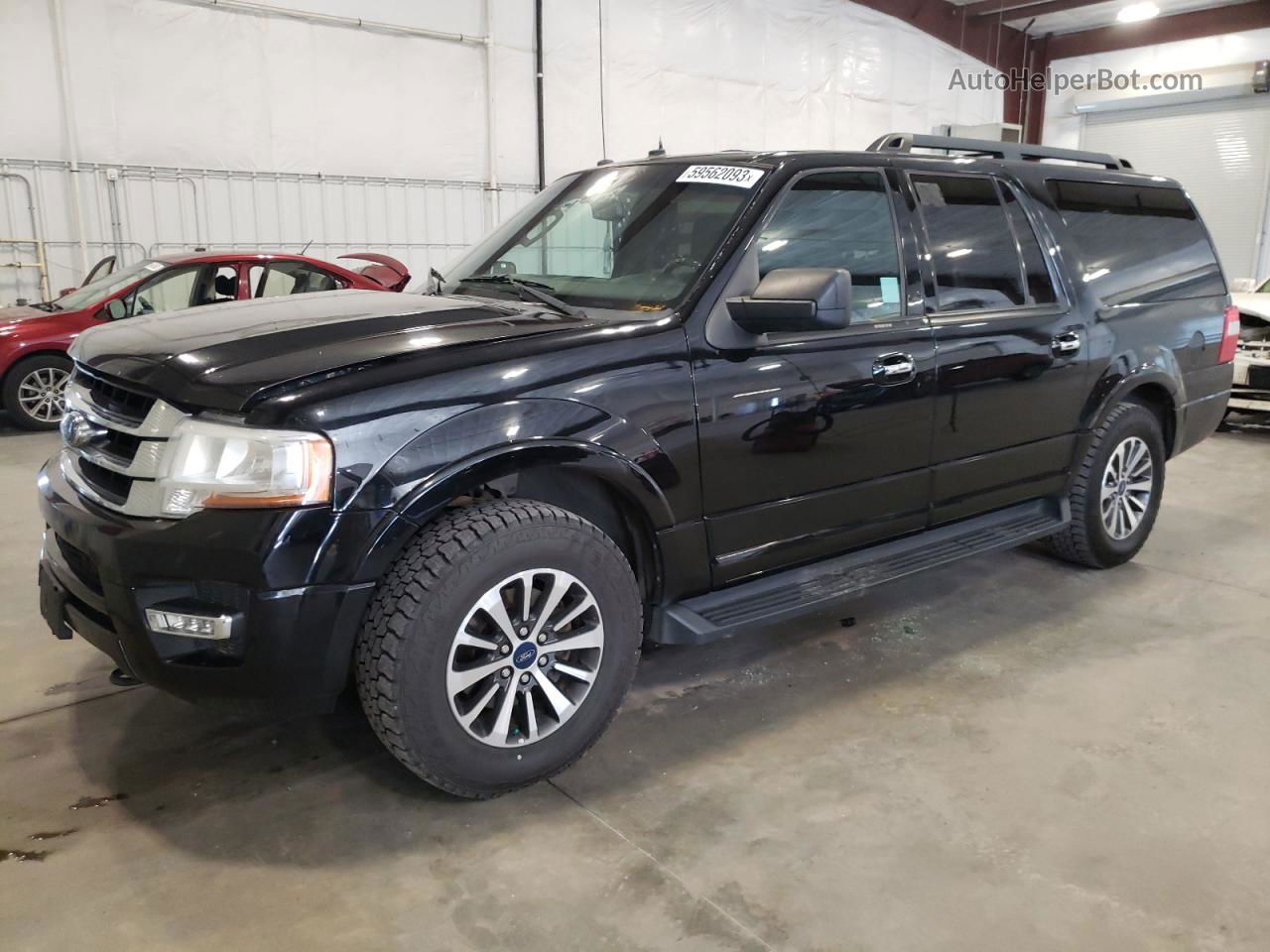 2017 Ford Expedition El Xlt Black vin: 1FMJK1JT7HEA48120