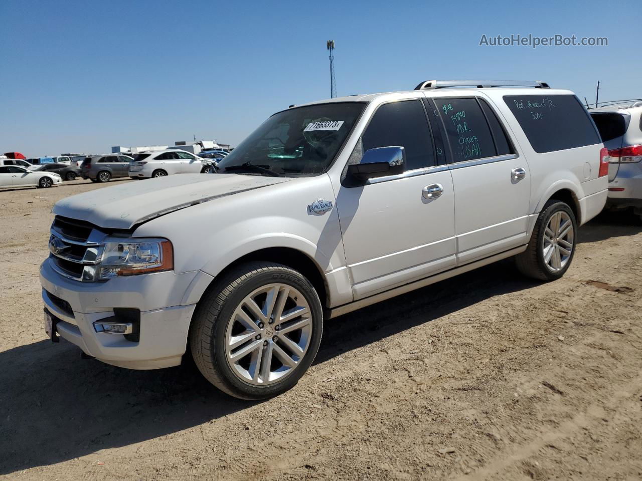 2017 Ford Expedition El Xlt Cream vin: 1FMJK1JT7HEA72210