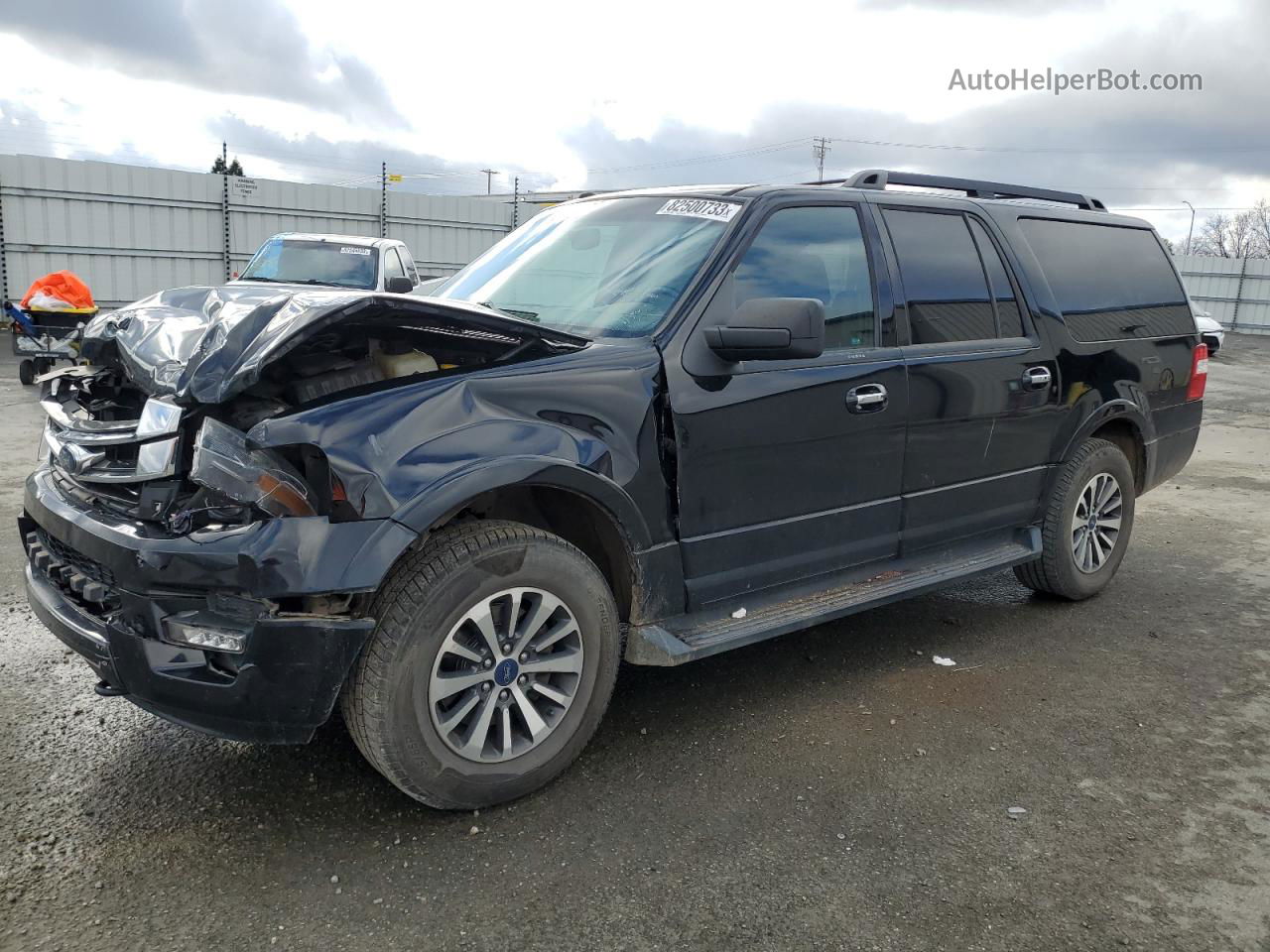 2017 Ford Expedition El Xlt Black vin: 1FMJK1JT7HEA77133