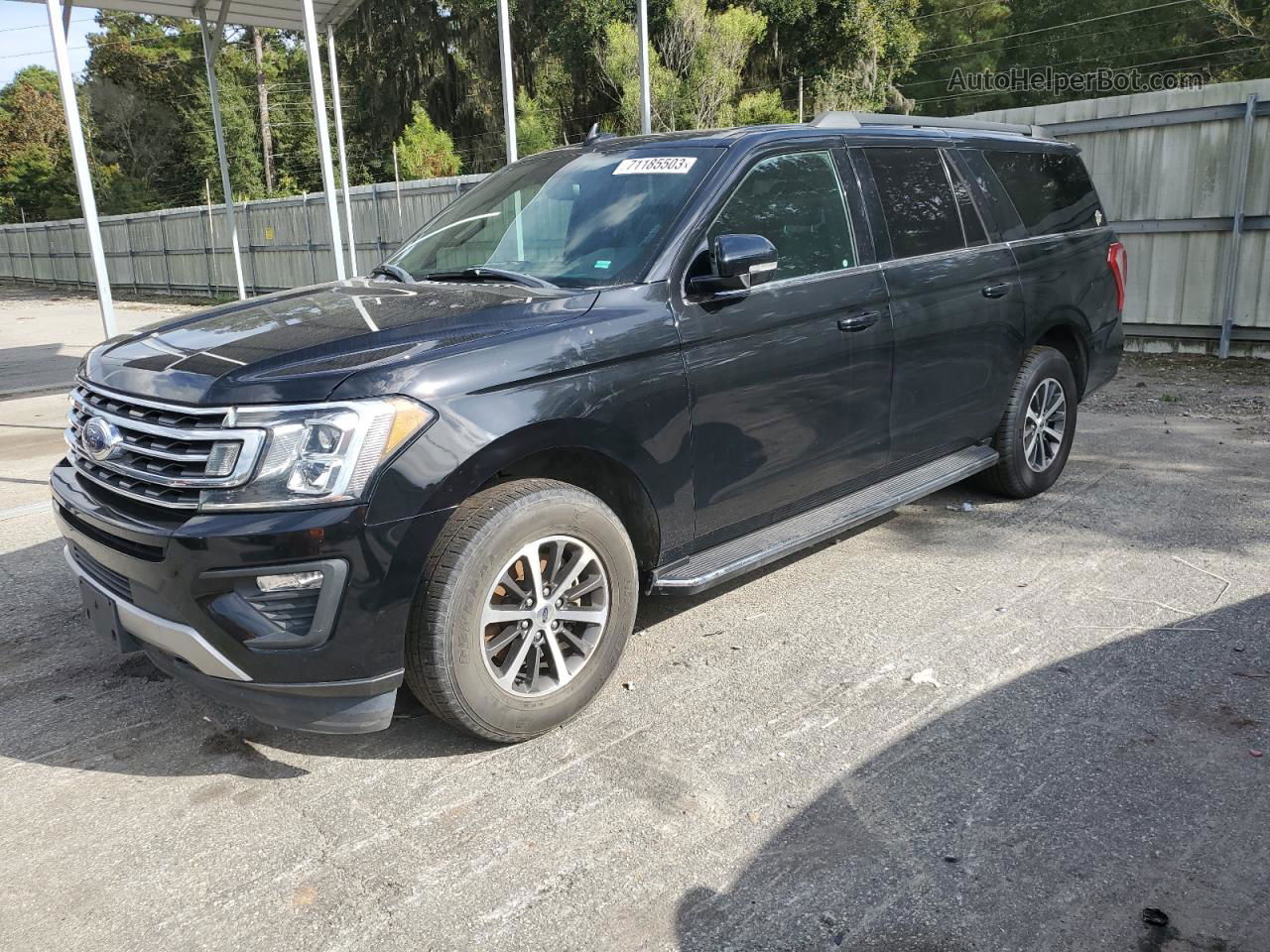 2018 Ford Expedition Max Xlt Black vin: 1FMJK1JT7JEA03409