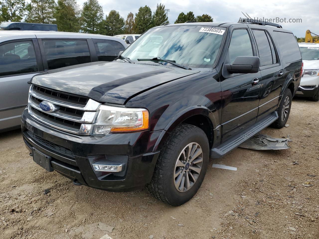 2016 Ford Expedition El Xlt Black vin: 1FMJK1JT8GEF38225