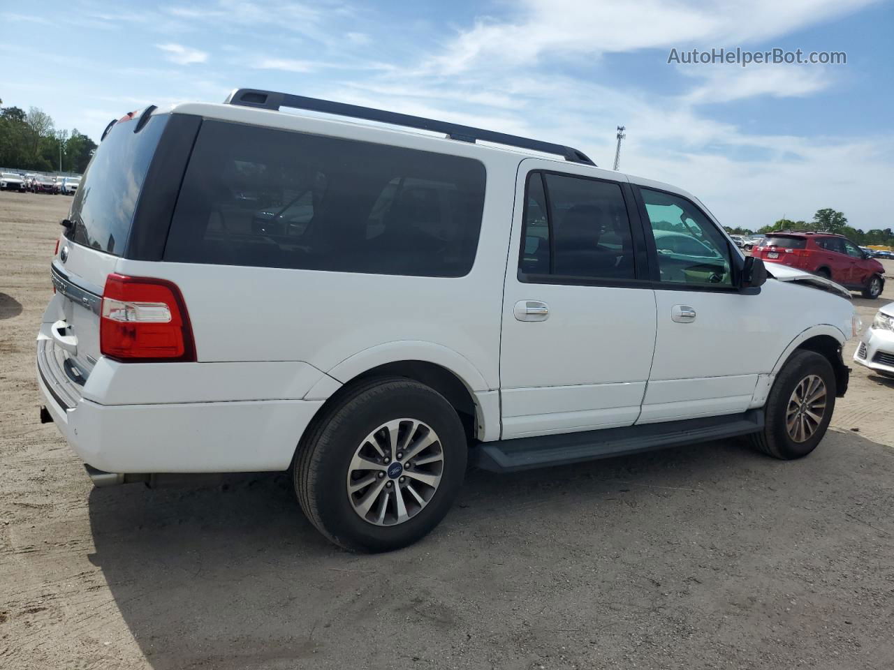 2017 Ford Expedition El Xlt White vin: 1FMJK1JT8HEA33514