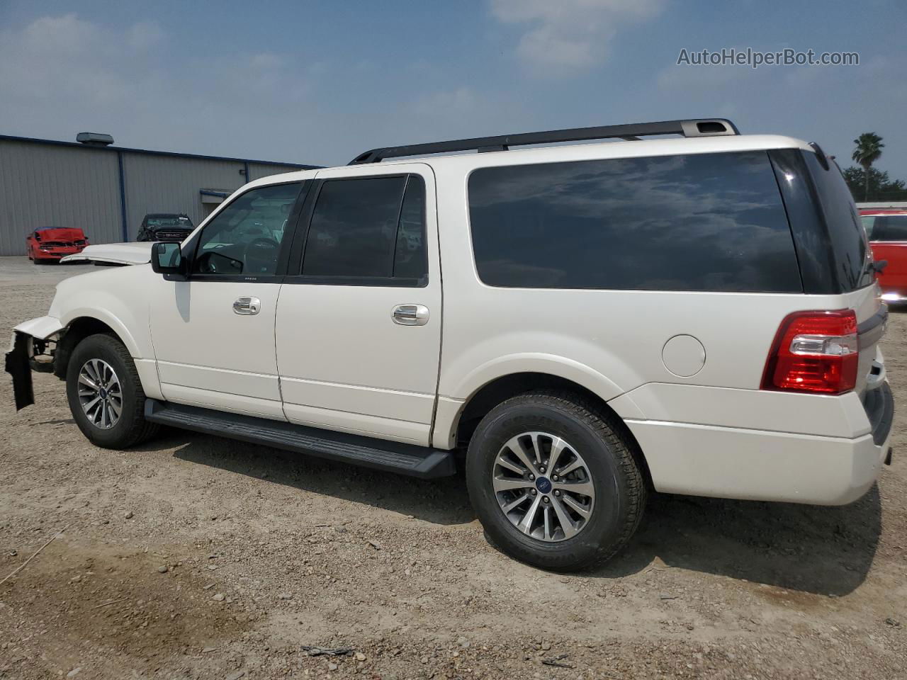 2017 Ford Expedition El Xlt White vin: 1FMJK1JT8HEA65122