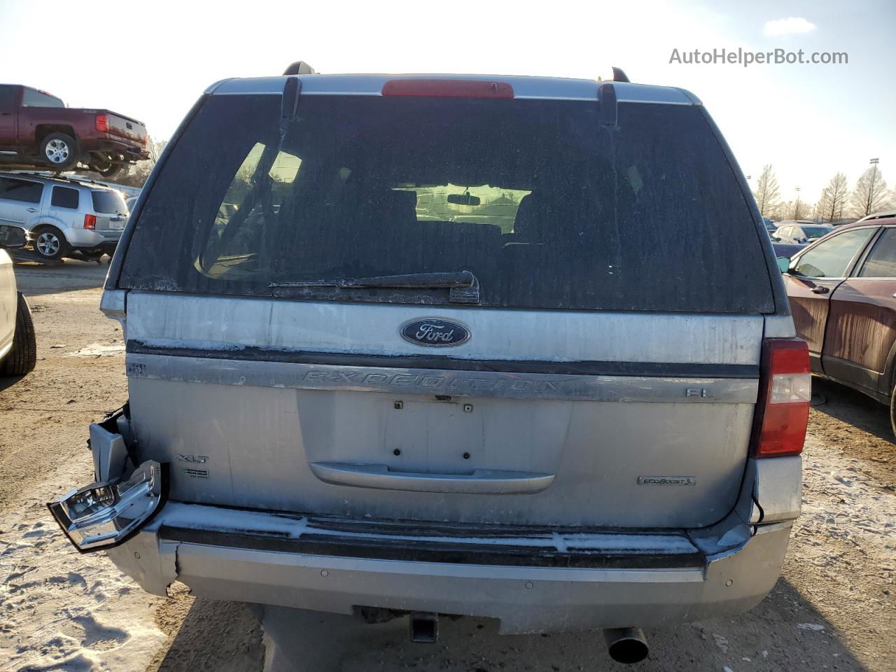 2017 Ford Expedition El Xlt Silver vin: 1FMJK1JT8HEA69042