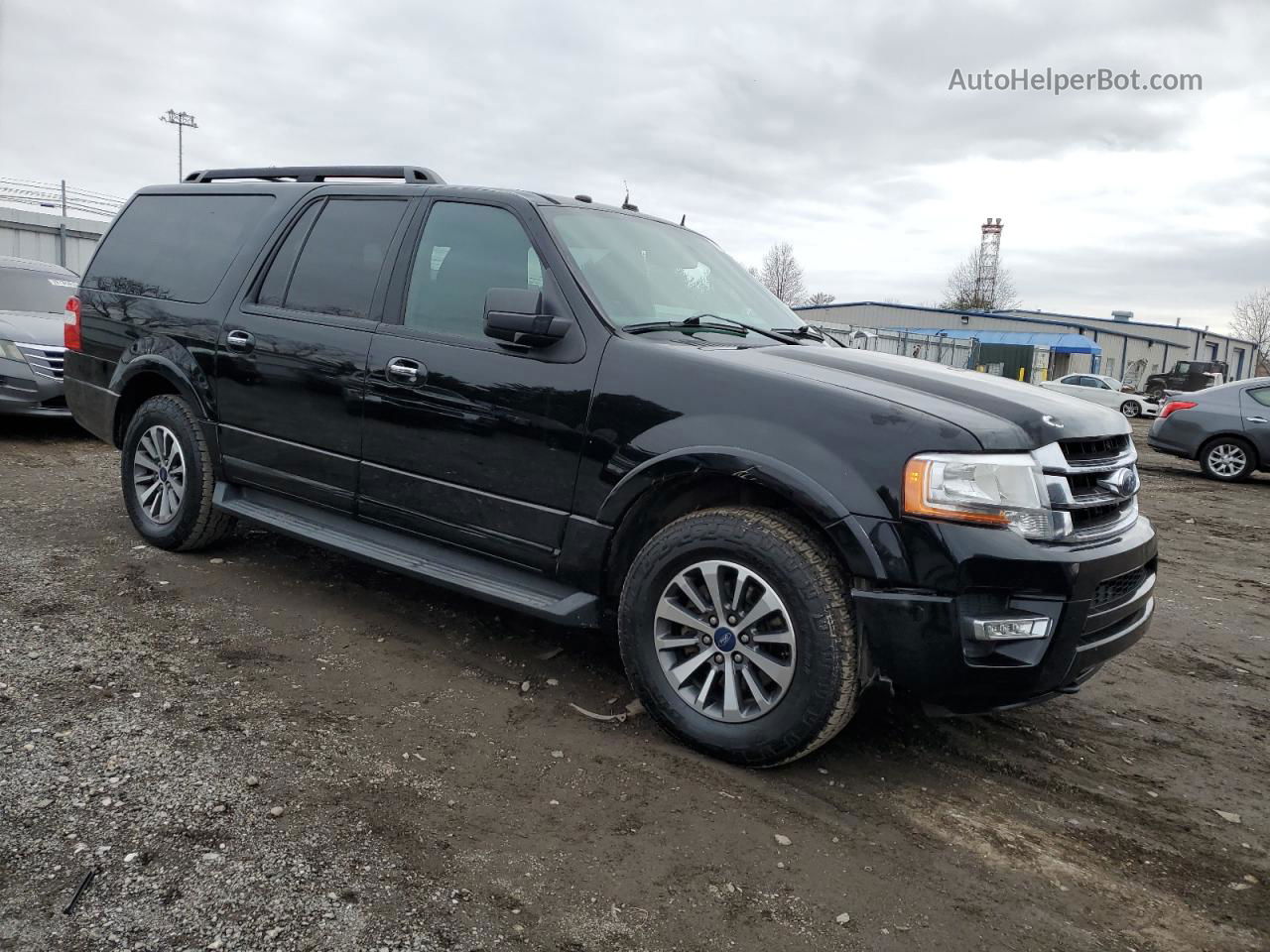 2017 Ford Expedition El Xlt Black vin: 1FMJK1JT9HEA01221