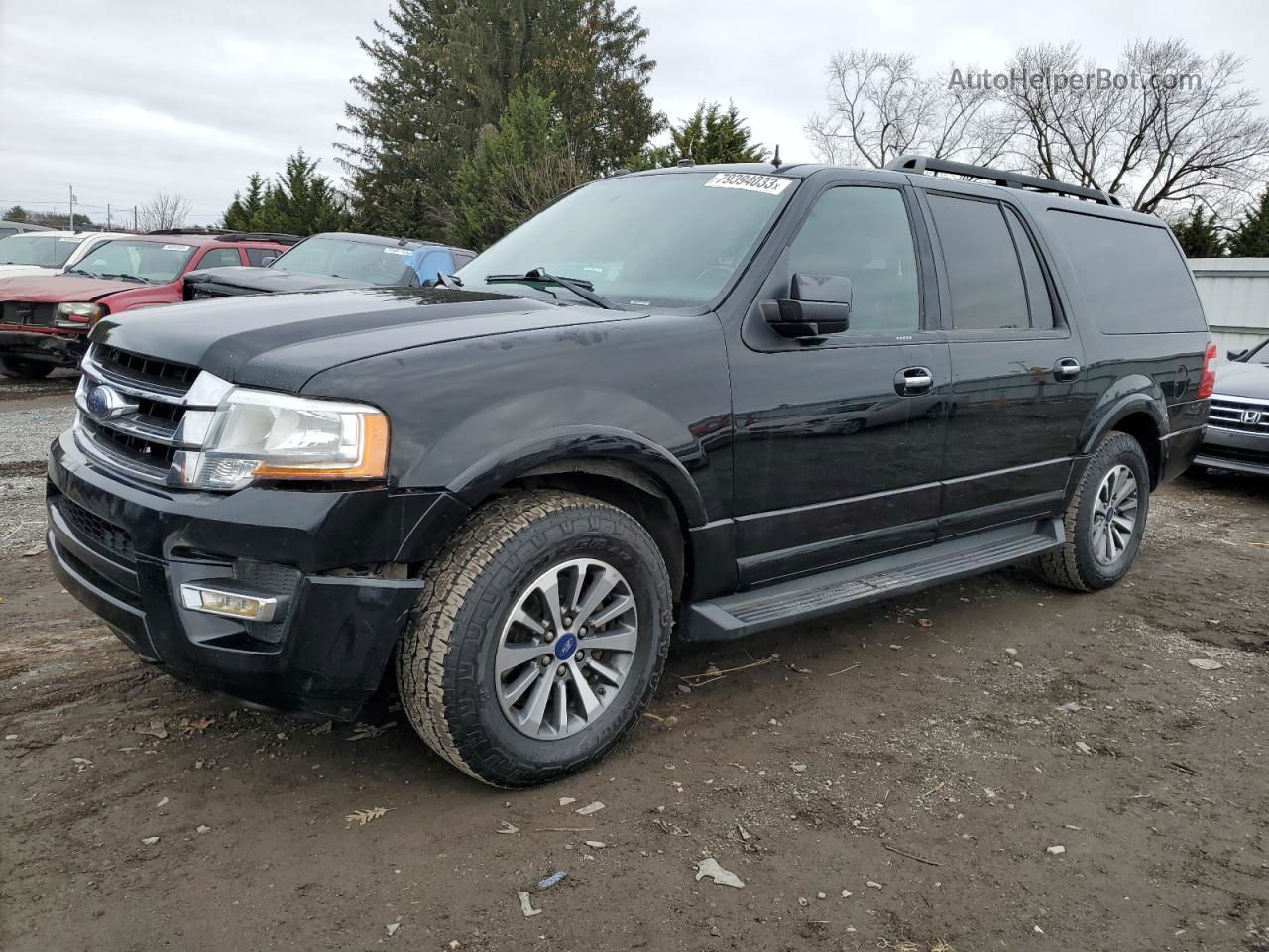 2017 Ford Expedition El Xlt Black vin: 1FMJK1JT9HEA01221