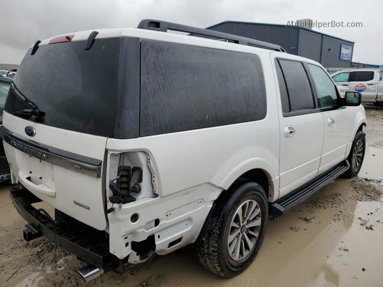 2017 Ford Expedition El Xlt White vin: 1FMJK1JT9HEA35594