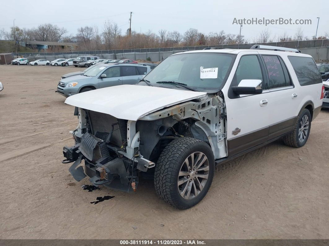 2017 Ford Expedition El King Ranch White vin: 1FMJK1JT9HEA63556