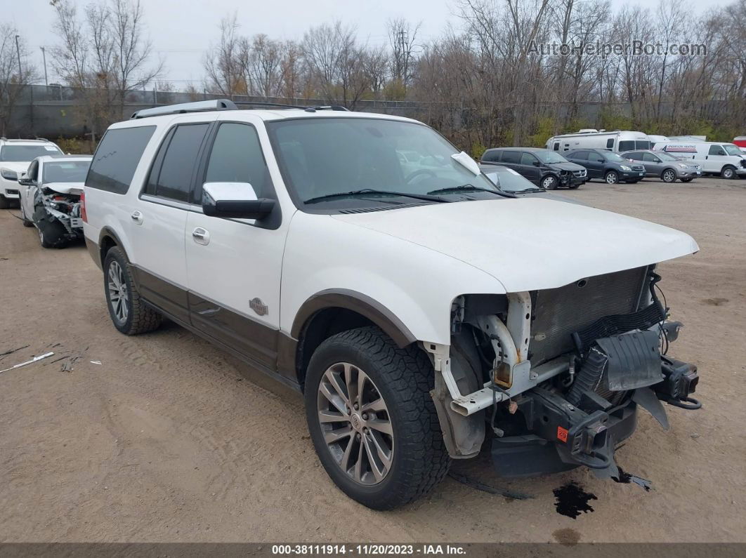 2017 Ford Expedition El King Ranch White vin: 1FMJK1JT9HEA63556