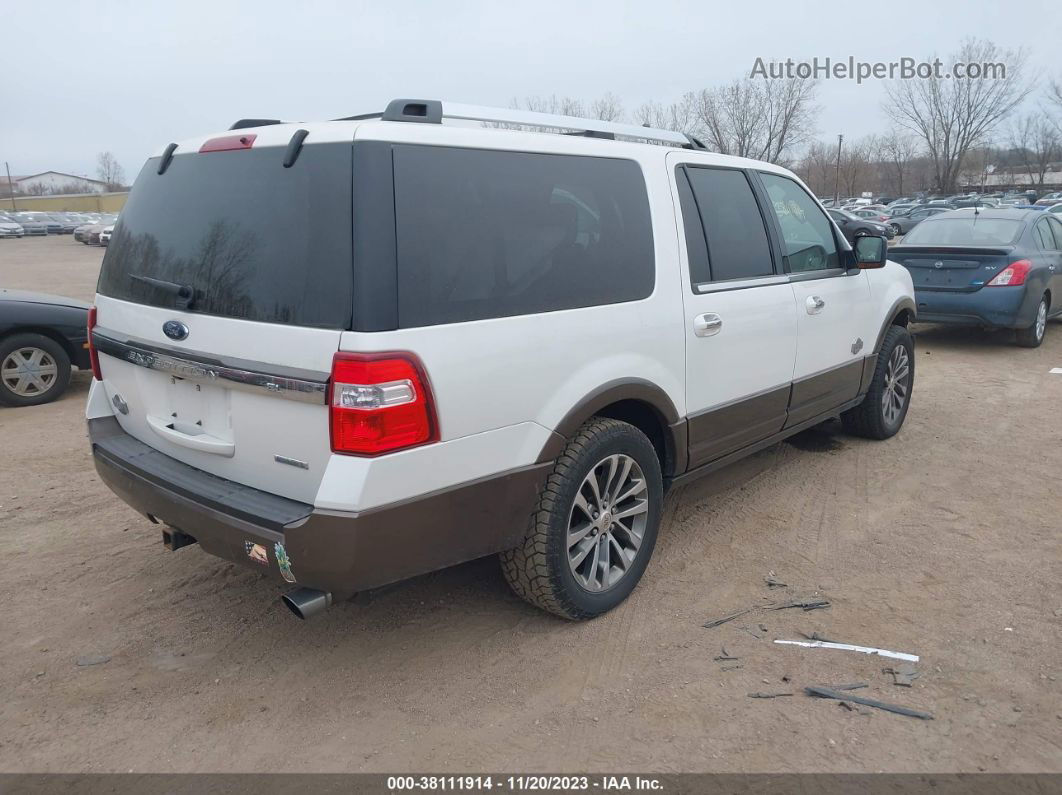 2017 Ford Expedition El King Ranch White vin: 1FMJK1JT9HEA63556