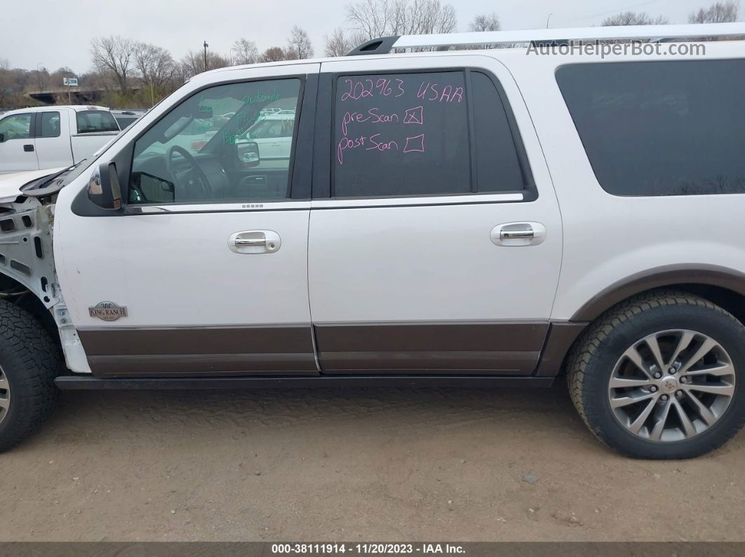 2017 Ford Expedition El King Ranch White vin: 1FMJK1JT9HEA63556