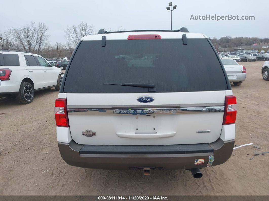 2017 Ford Expedition El King Ranch White vin: 1FMJK1JT9HEA63556