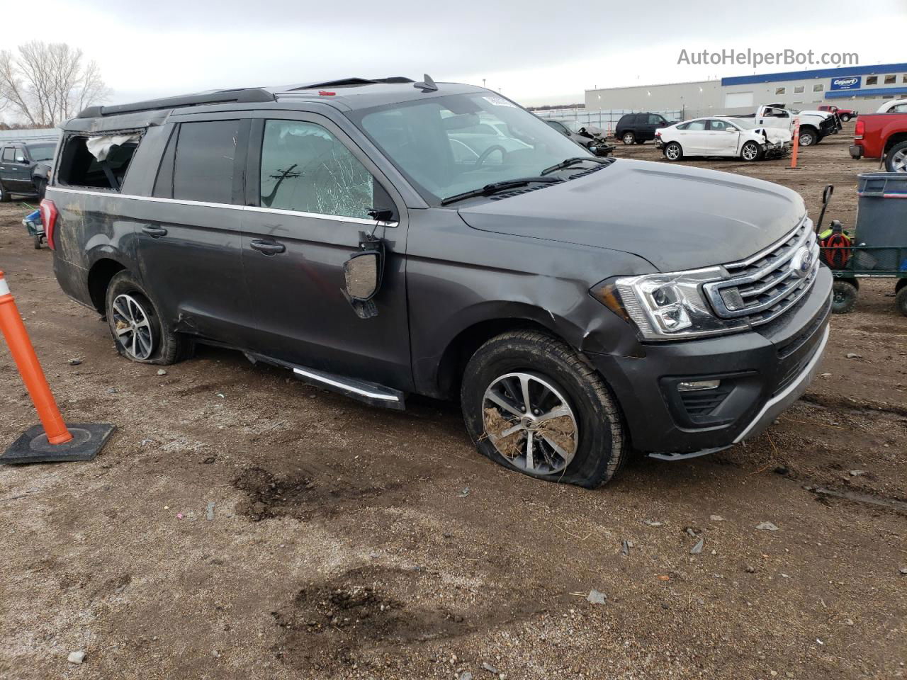 2018 Ford Expedition Max Xlt Gray vin: 1FMJK1JT9JEA25914