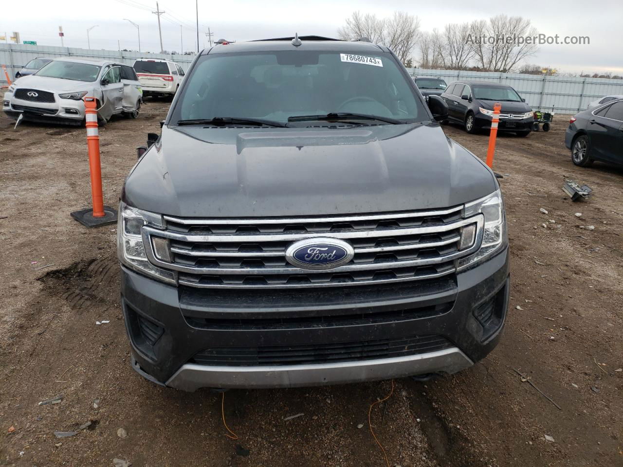 2018 Ford Expedition Max Xlt Gray vin: 1FMJK1JT9JEA25914