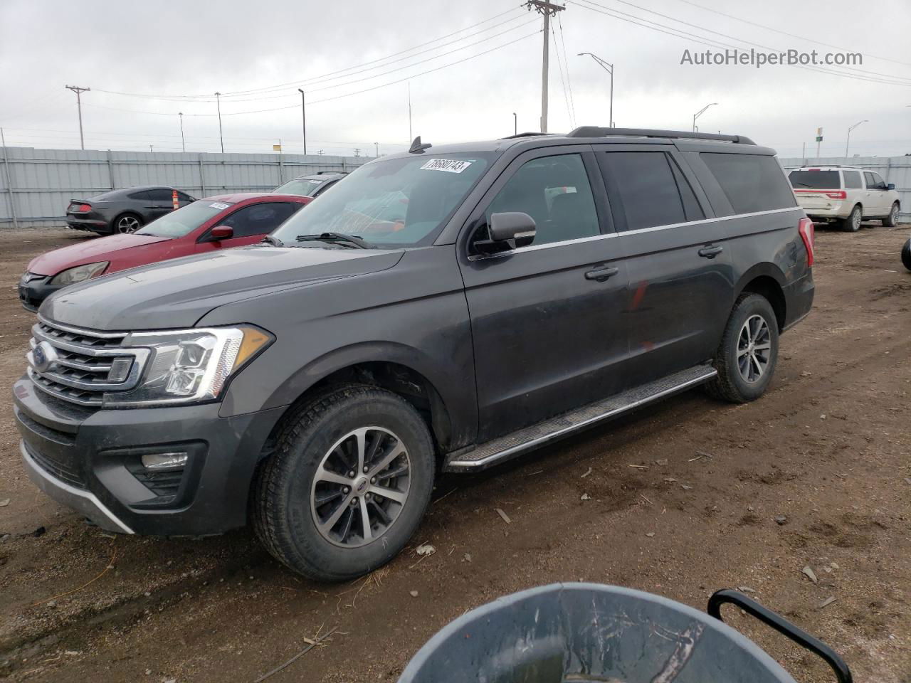 2018 Ford Expedition Max Xlt Gray vin: 1FMJK1JT9JEA25914