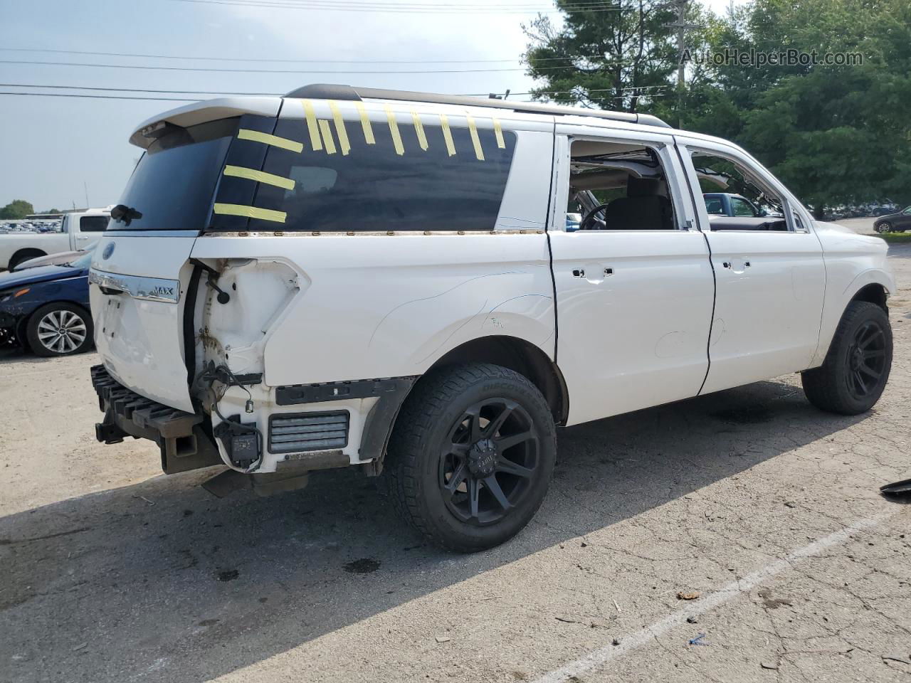 2018 Ford Expedition Max Xlt White vin: 1FMJK1JT9JEA35679