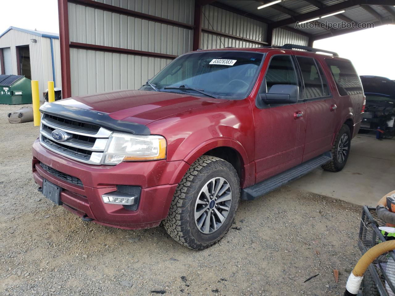 2016 Ford Expedition El Xlt Maroon vin: 1FMJK1JTXGEF21264