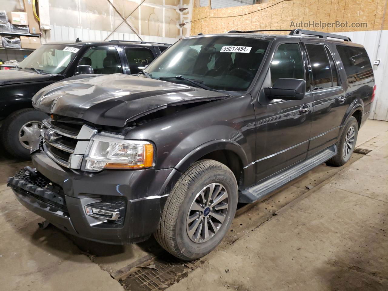 2016 Ford Expedition El Xlt Gray vin: 1FMJK1JTXGEF45841