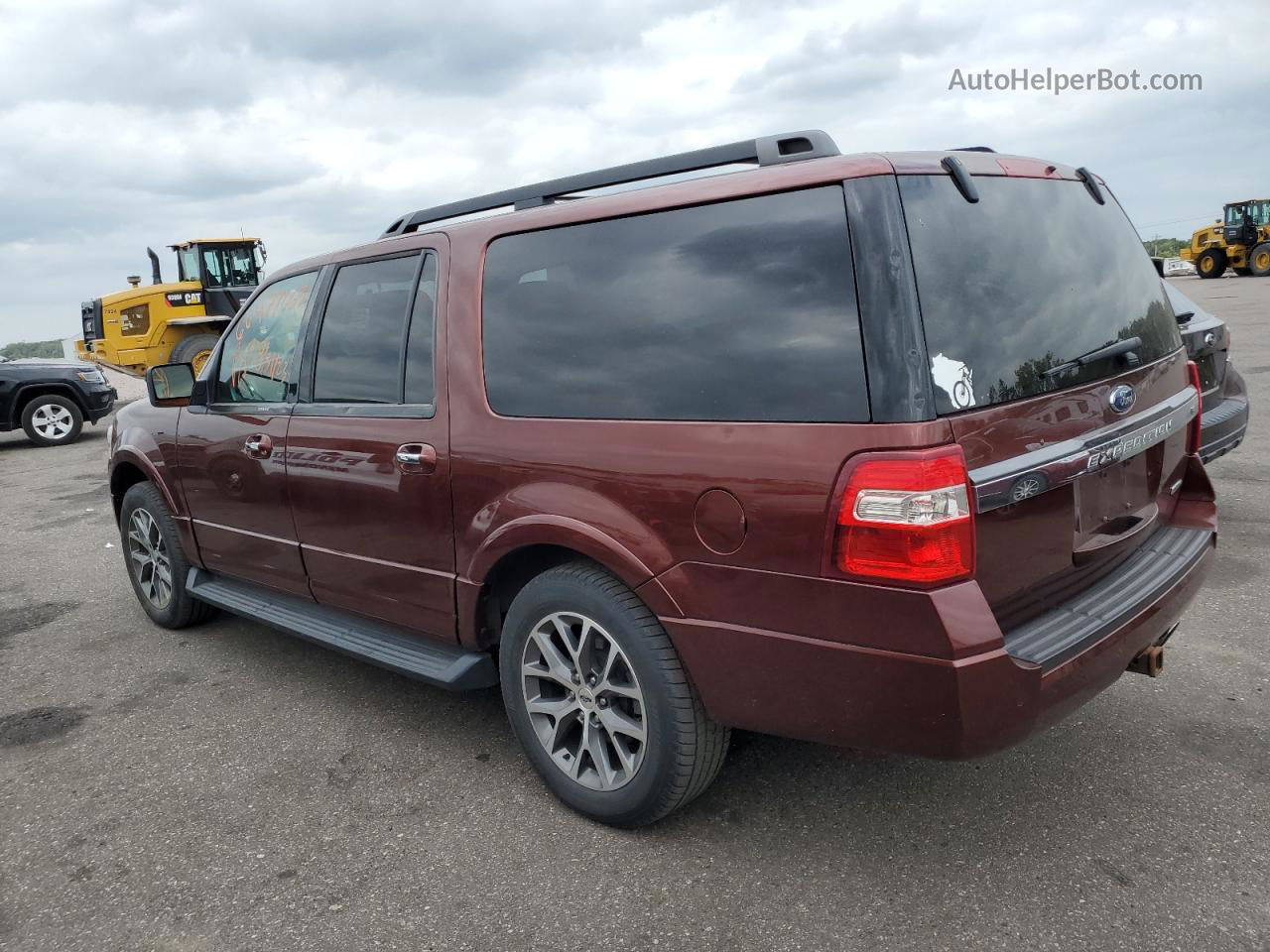 2017 Ford Expedition El Xlt Burgundy vin: 1FMJK1JTXHEA18979