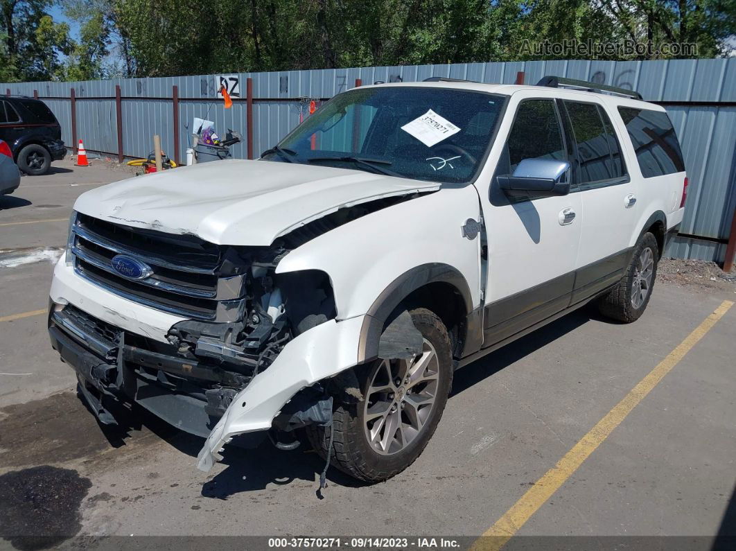 2017 Ford Expedition El Xlt/king Ranch White vin: 1FMJK1JTXHEA46541