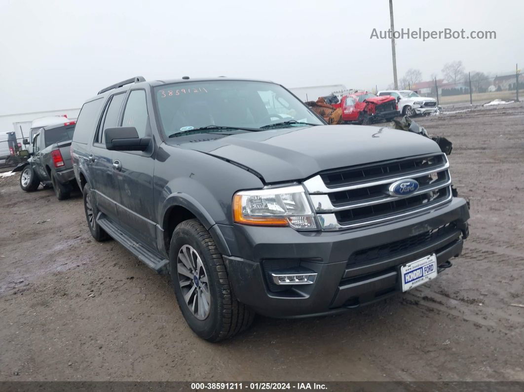 2017 Ford Expedition El Xlt Gray vin: 1FMJK1JTXHEA65509