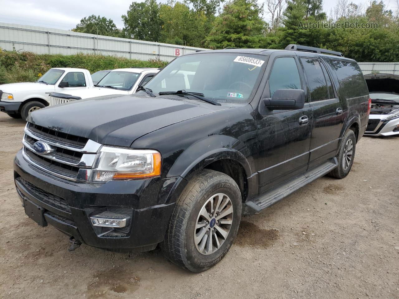 2017 Ford Expedition El Xlt Black vin: 1FMJK1JTXHEA66627