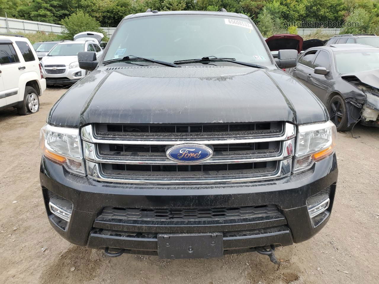 2017 Ford Expedition El Xlt Black vin: 1FMJK1JTXHEA66627