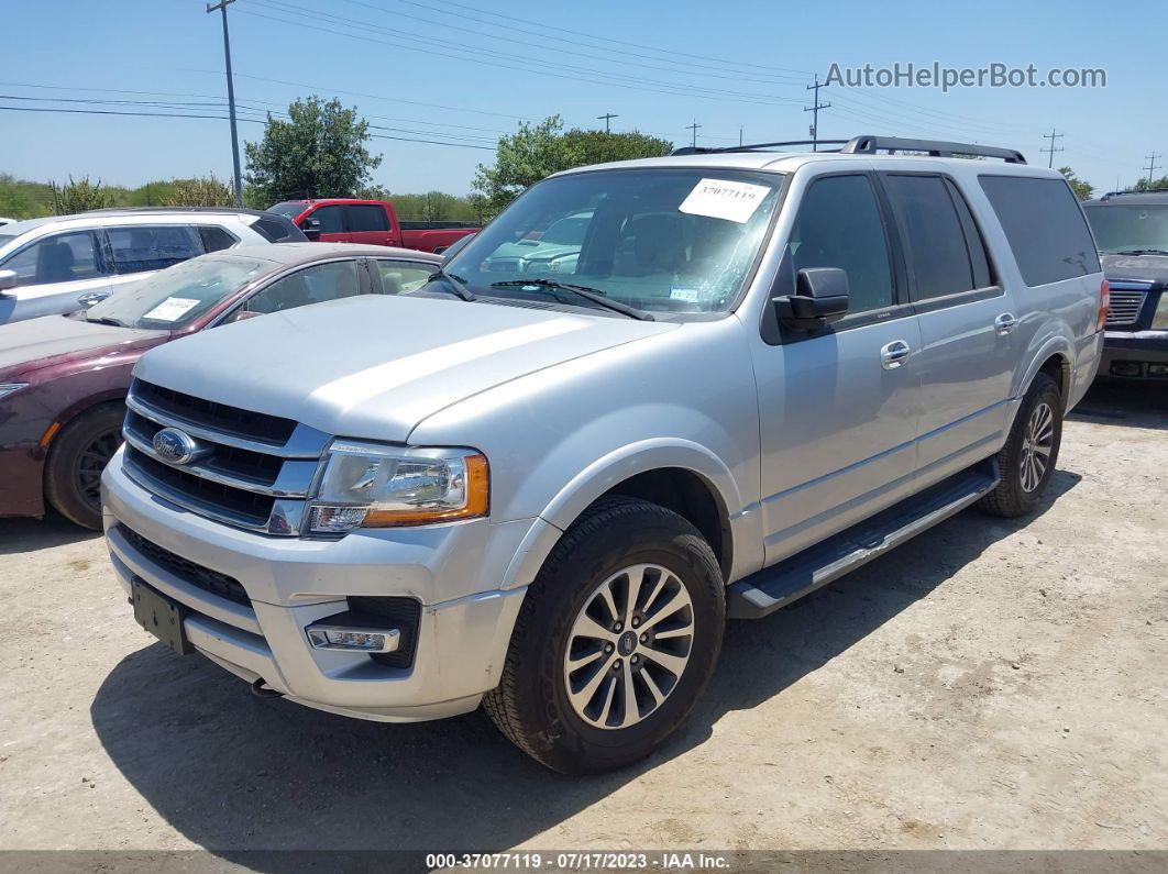 2017 Ford Expedition El Xlt Silver vin: 1FMJK1JTXHEA75358