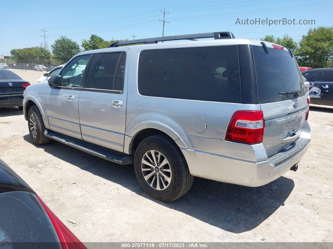 2017 Ford Expedition El Xlt Silver vin: 1FMJK1JTXHEA75358