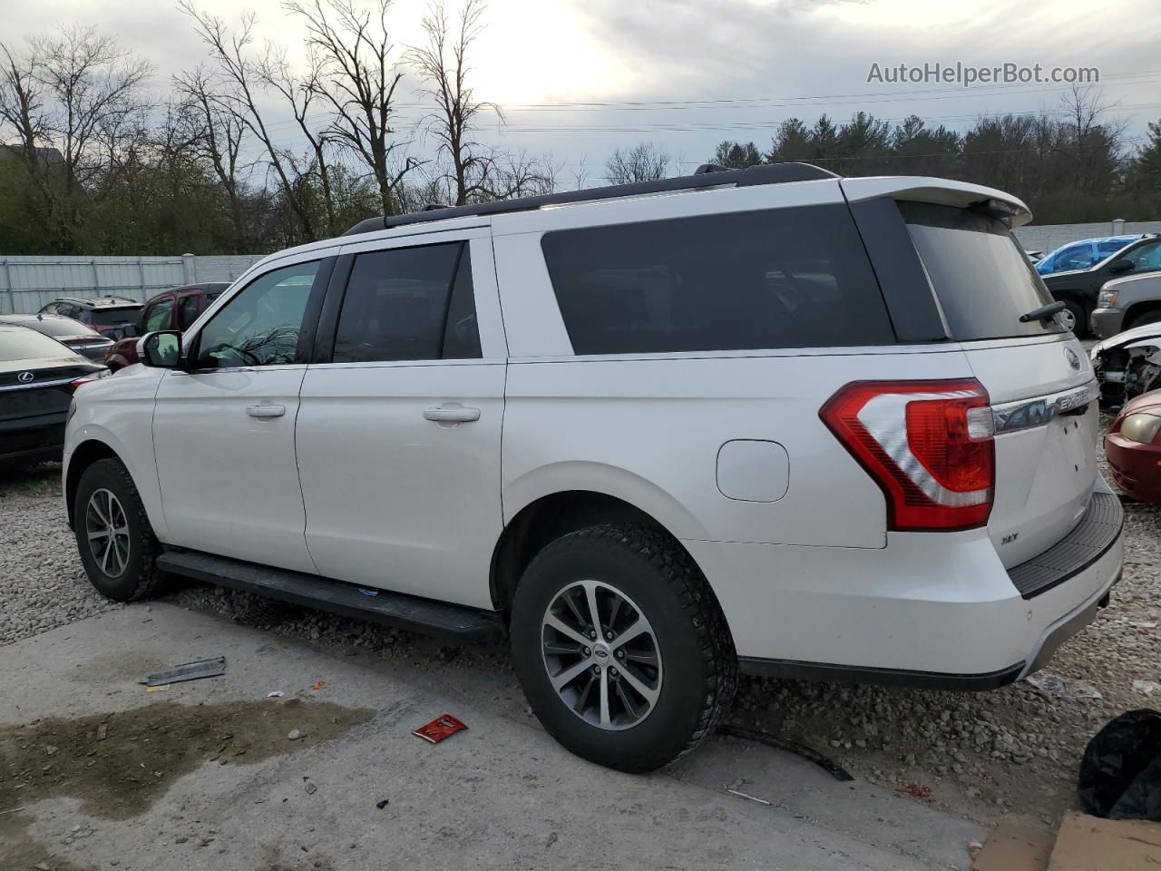 2018 Ford Expedition Max Xlt White vin: 1FMJK1JTXJEA27655