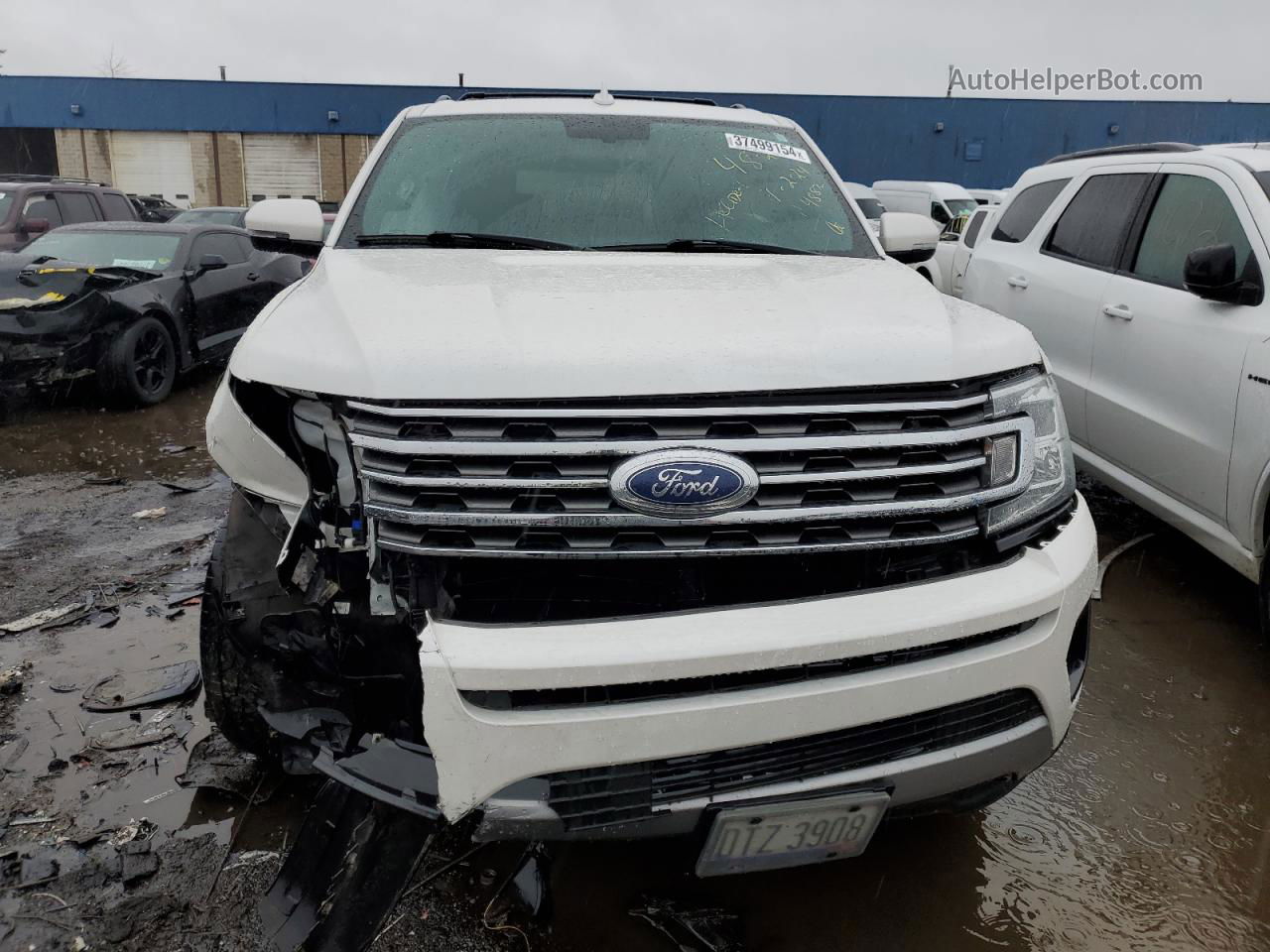 2018 Ford Expedition Max Xlt White vin: 1FMJK1JTXJEA48876