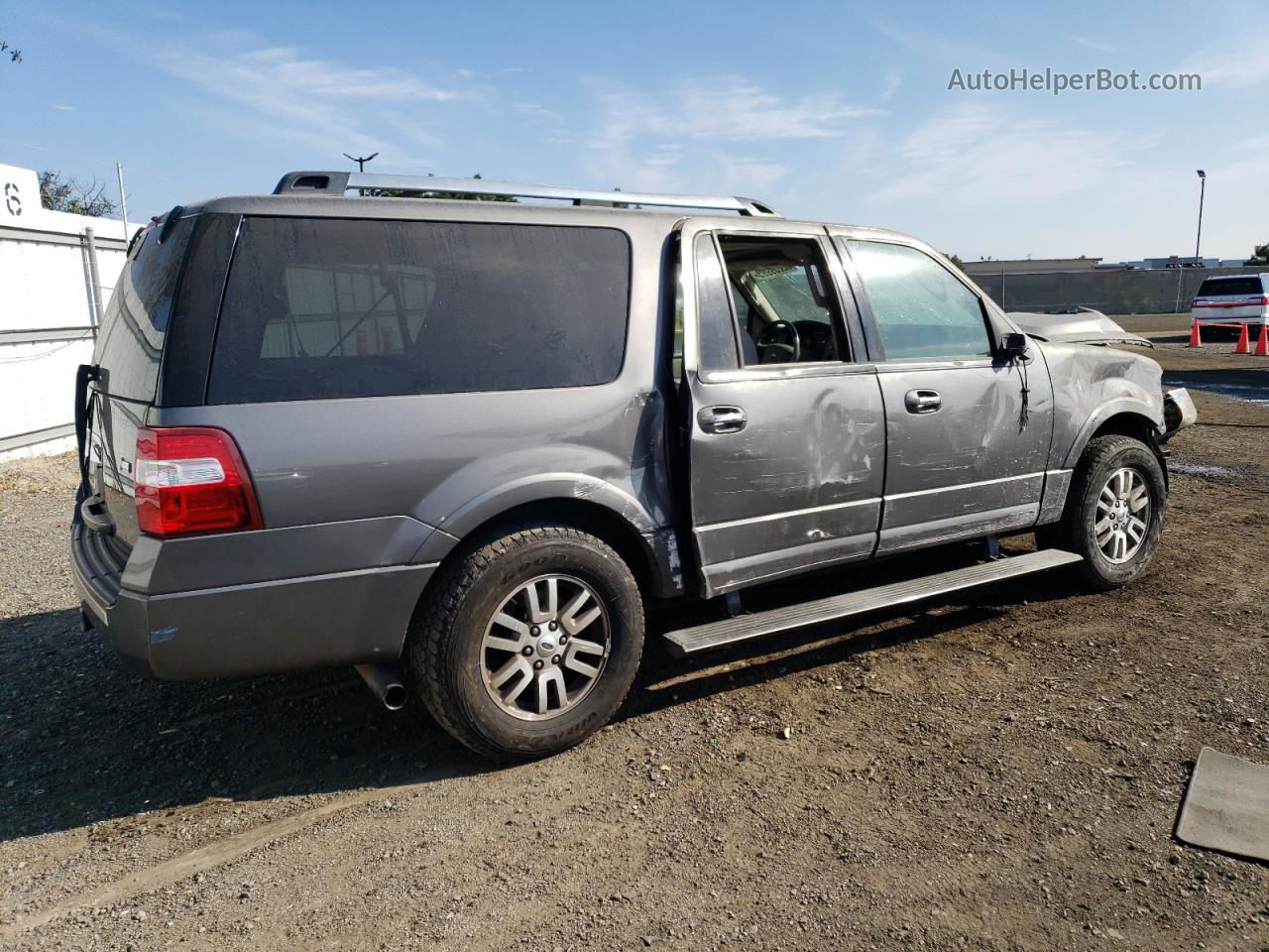 2012 Ford Expedition El Limited Gray vin: 1FMJK1K51CEF34673