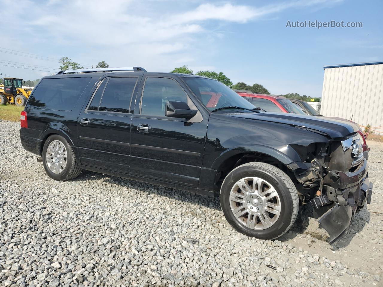 2012 Ford Expedition El Limited Black vin: 1FMJK1K52CEF04131