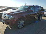 2012 Ford Expedition El Limited Maroon vin: 1FMJK1K55CEF12546